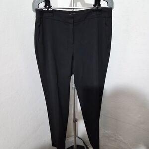 Bar III Black Tailored Ankle Trousers